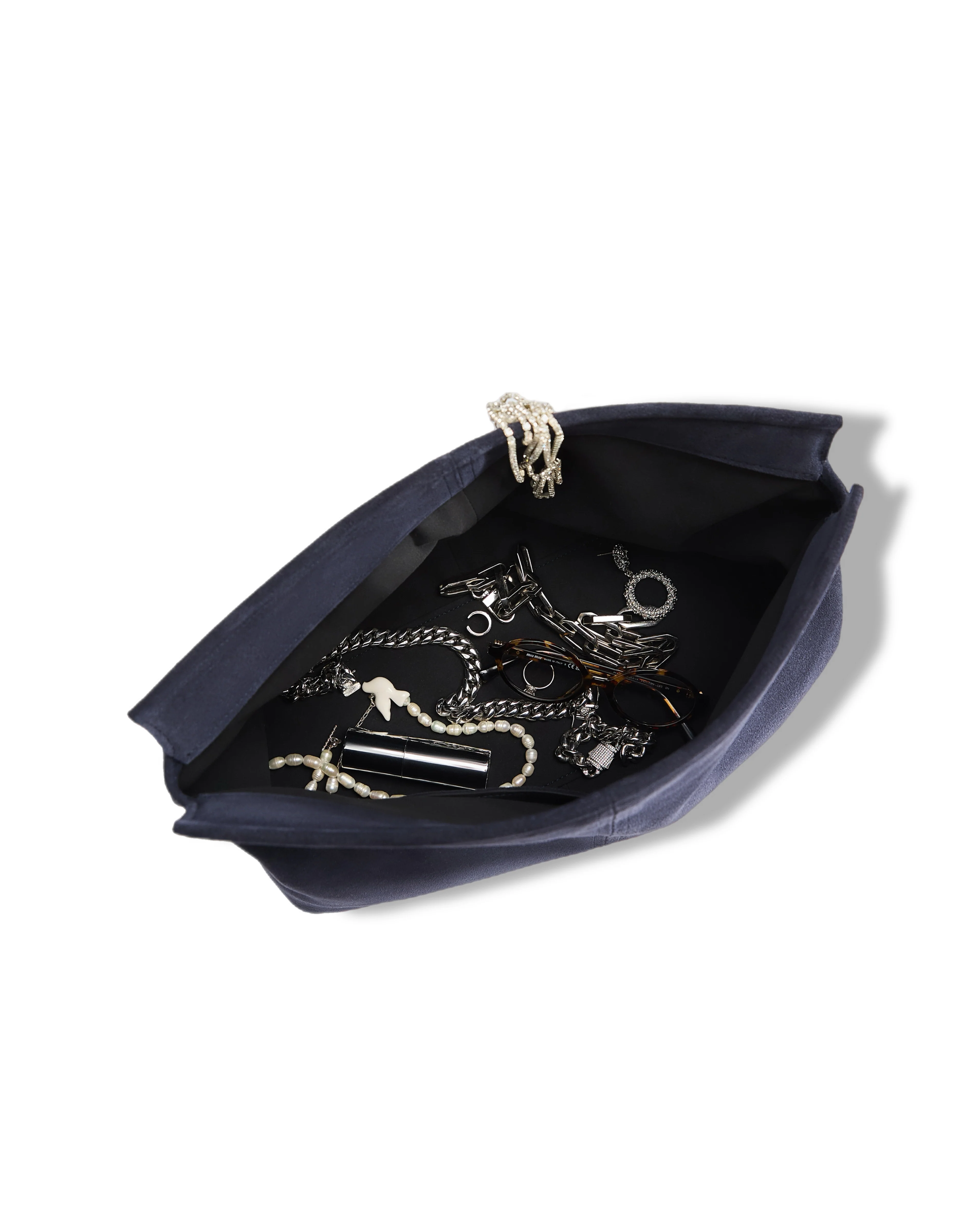 Elza Clutch in Navy - Image 4