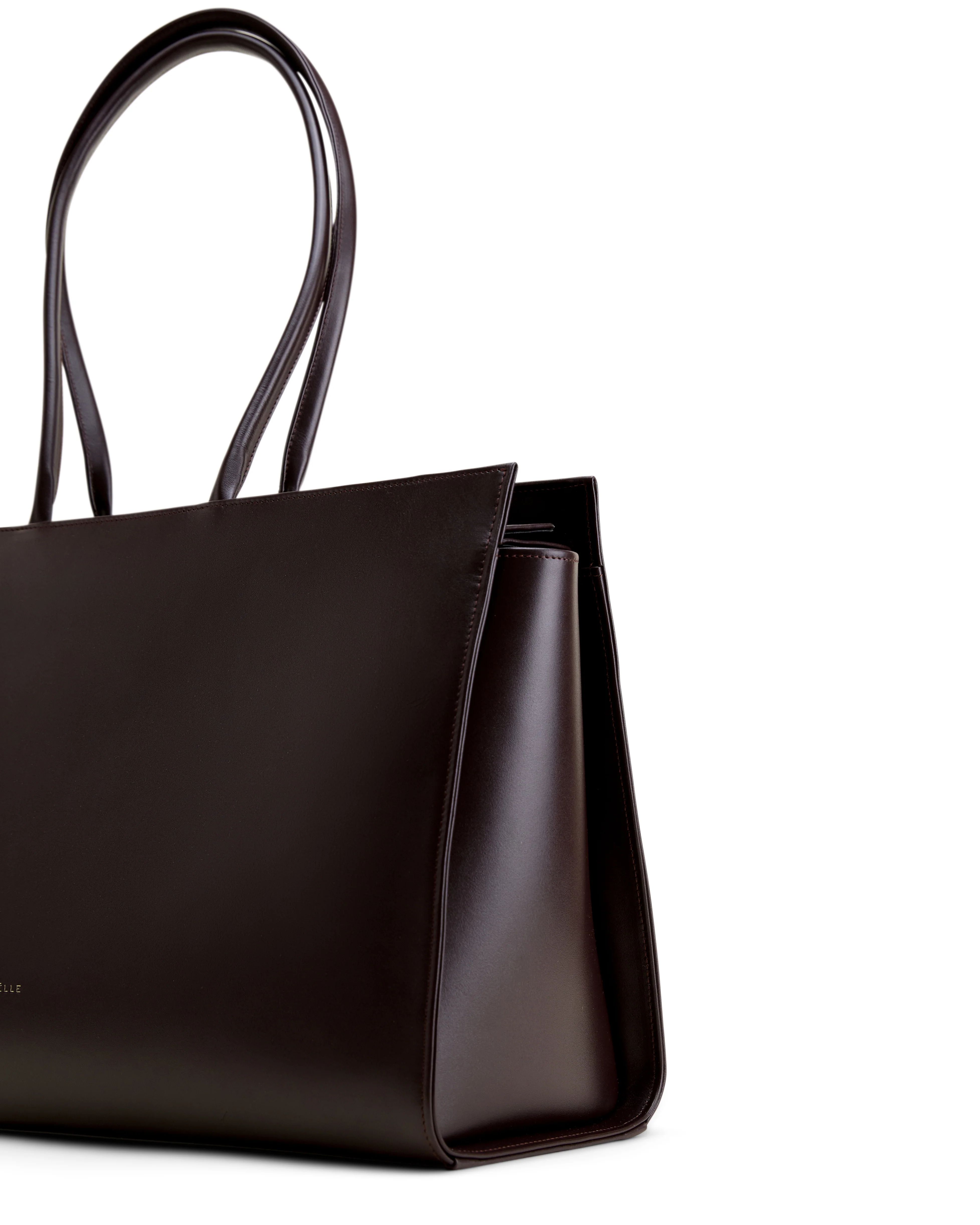 Large Carolyn Tote Bag in Brown - Image 4