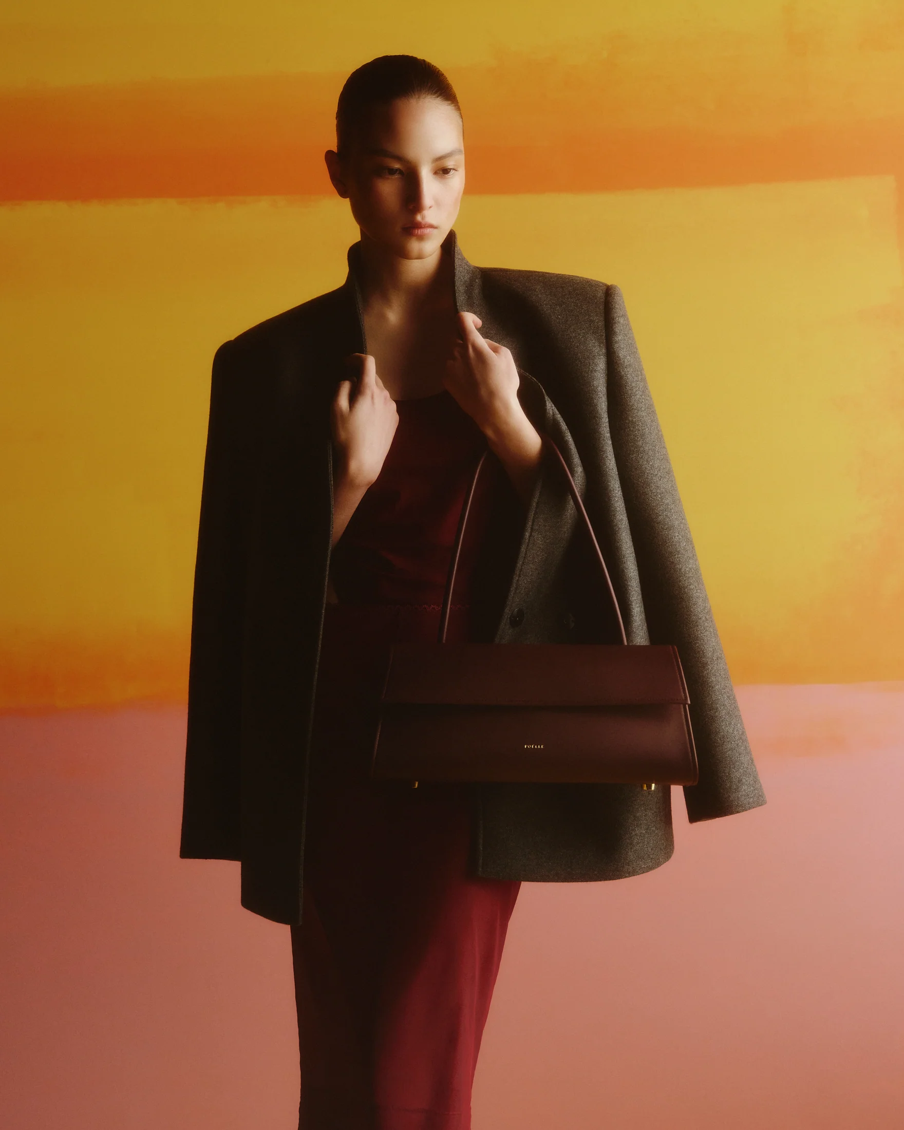 Untitled bag Medium in Marsala - Image 7