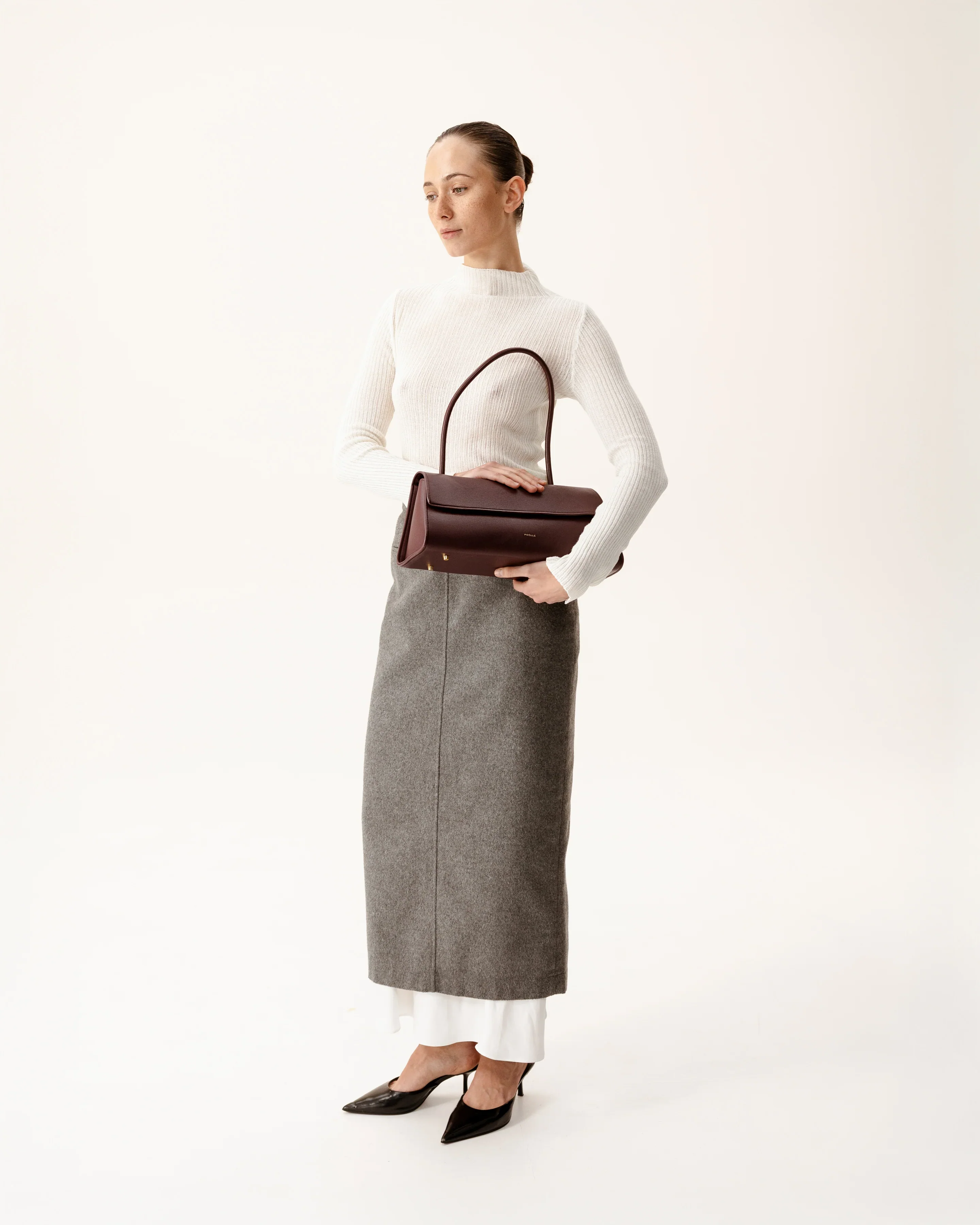 Untitled bag Medium in Marsala - Image 9